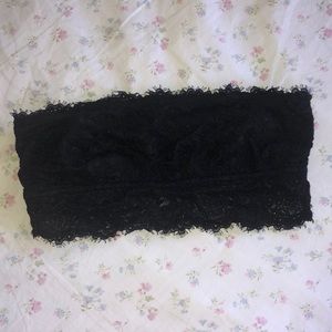 Arie lacy strapless bandeau bra